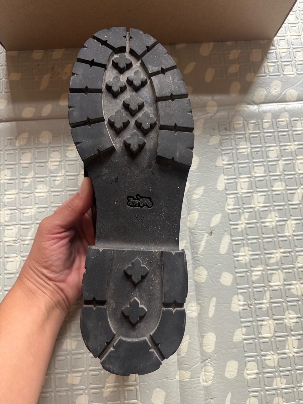 Coach Chunky Leather Loafers - Picture 5 of 8